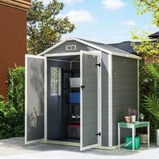 6x4.5FT Plastic Garden Shed