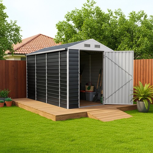 Garden shed steel apex - apex, /pent