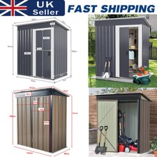 5 x 3ft Garden Shed Galvanised